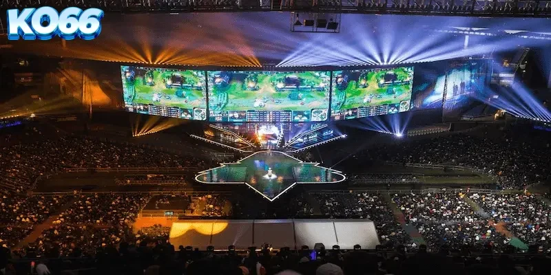 ca-cuoc-esports-lien-minh-ko66 Giao diện sảnh chờ cá cược esports Liên Minh KO66 với các trận đấu đang diễn ra